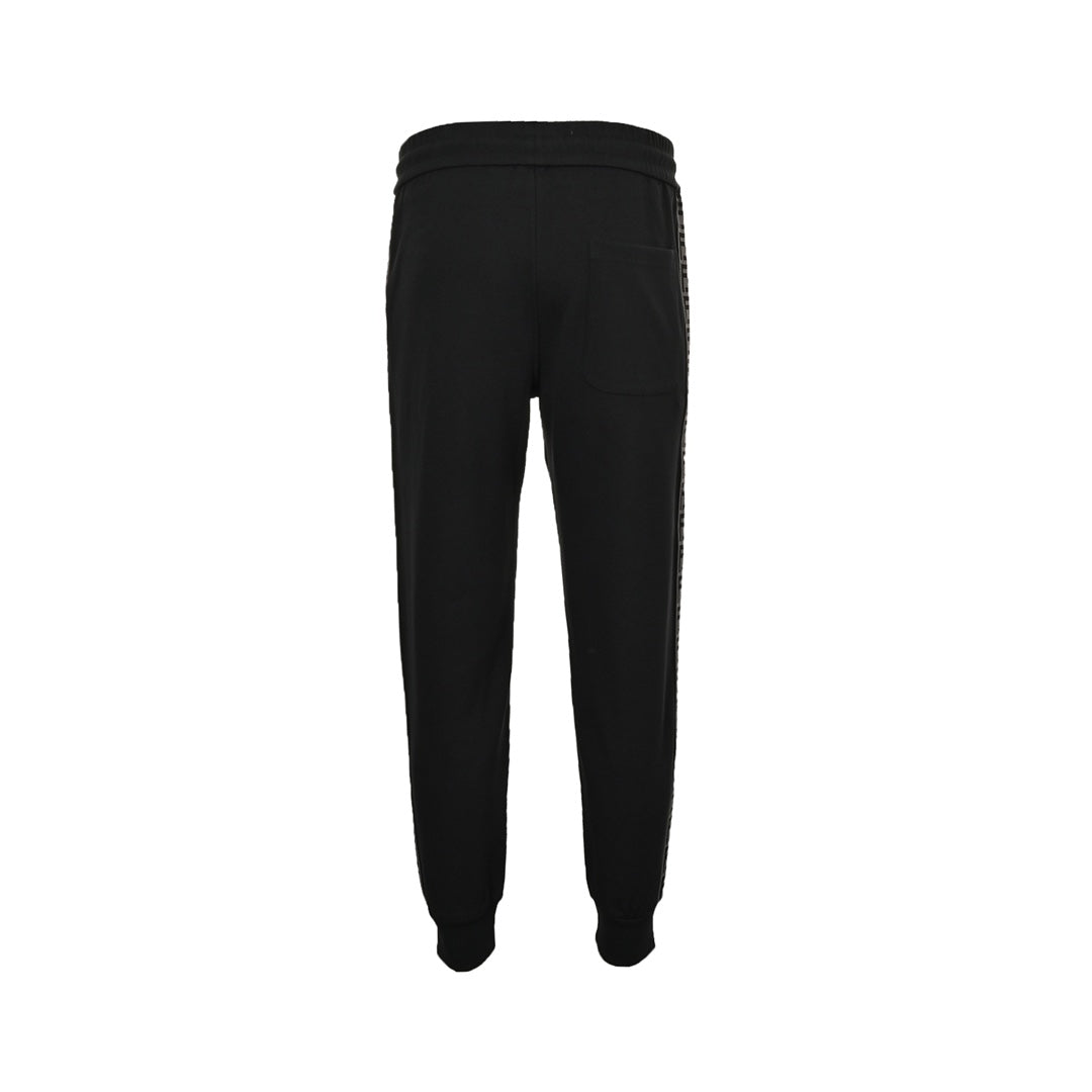 Small eye embroidered double F ribbon tracksuit trousers