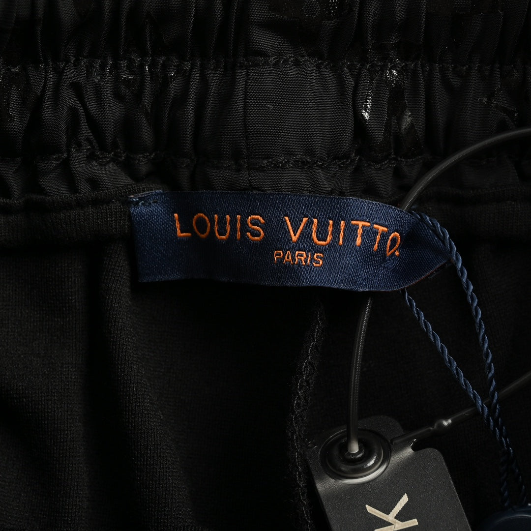 catwalk trousers with embroidered logo