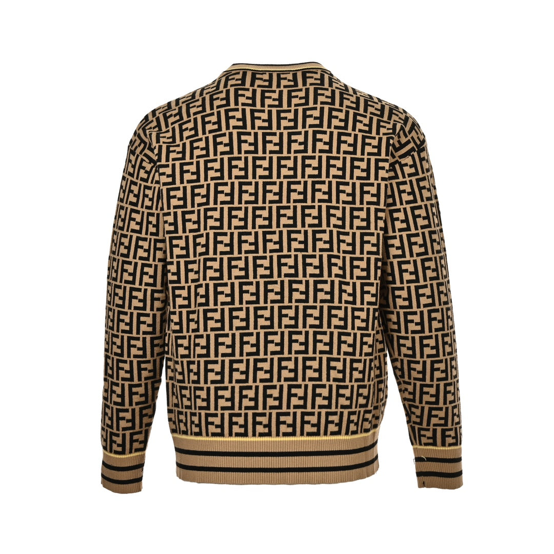 All over print jacquard sweater g