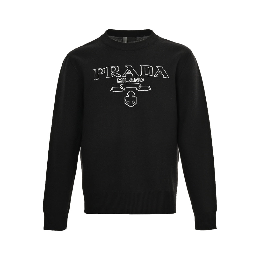 classic logo crew neck sweater