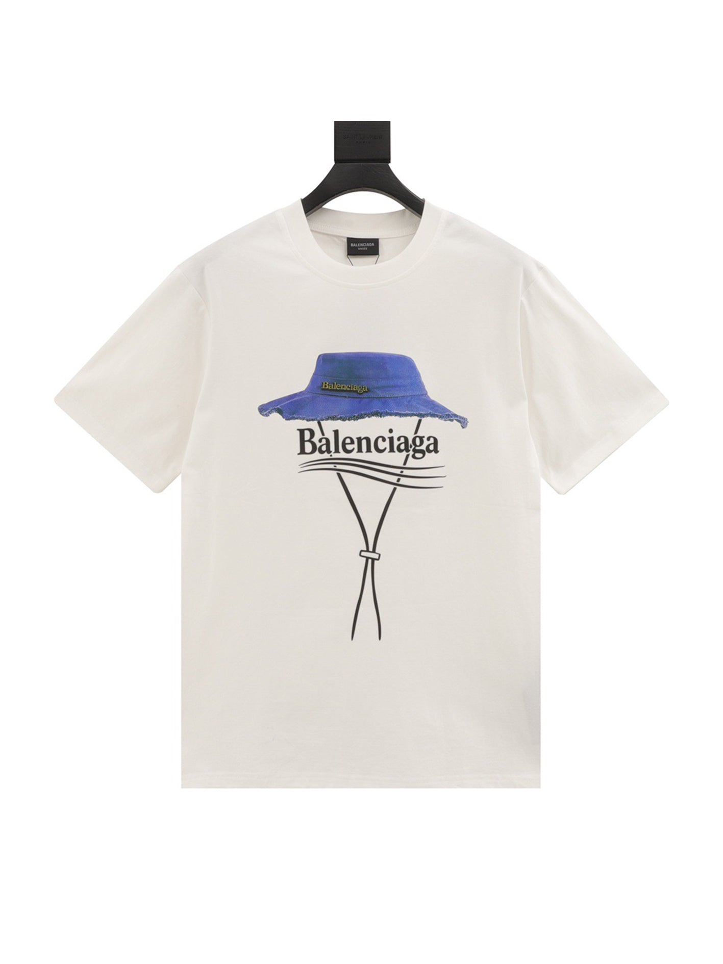 Hat Letters Short Sleeve T-SHIRT