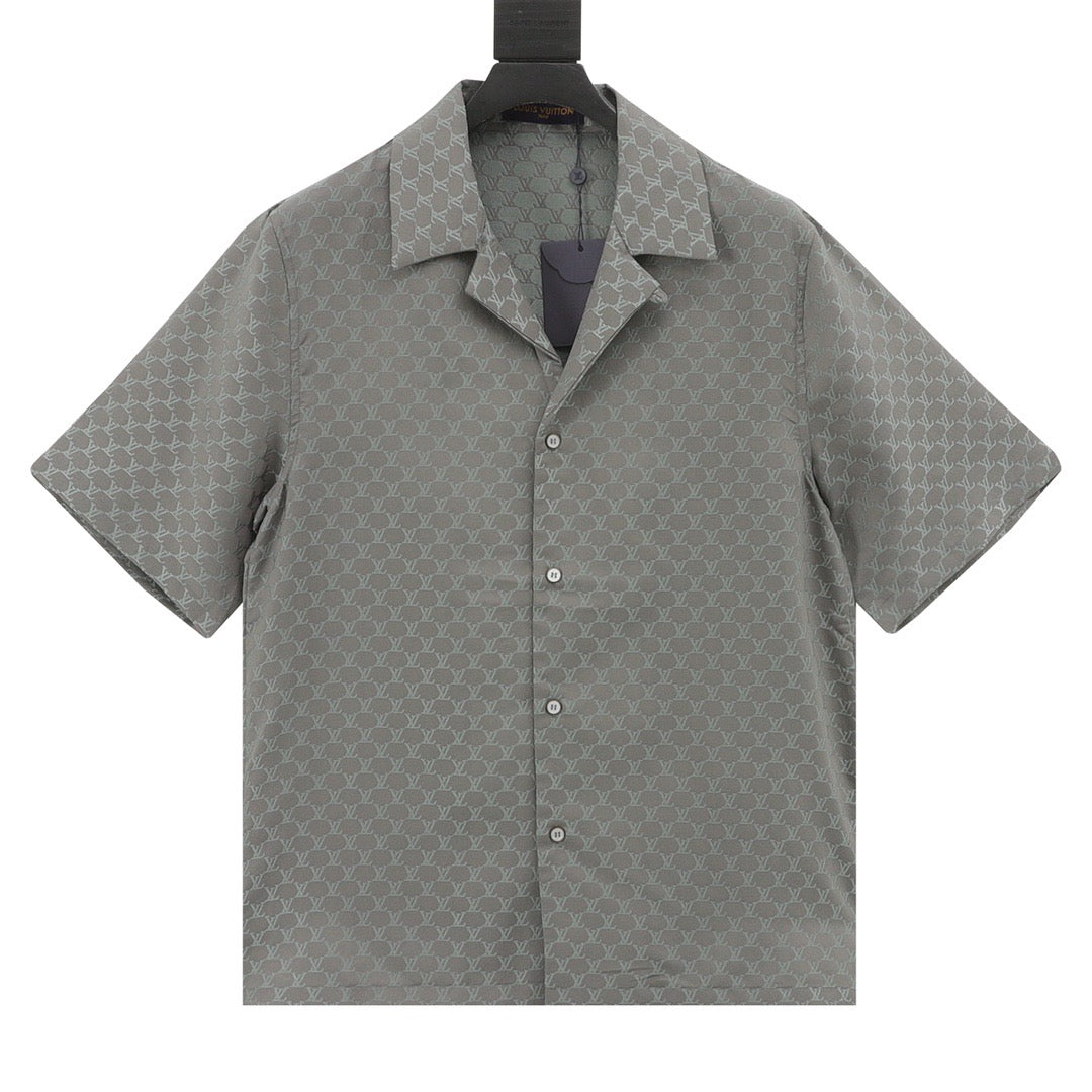 classic jacquard short sleeve shirt