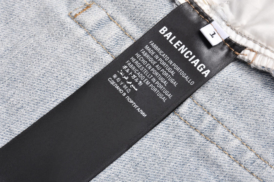 Pure cotton twill denim jeans